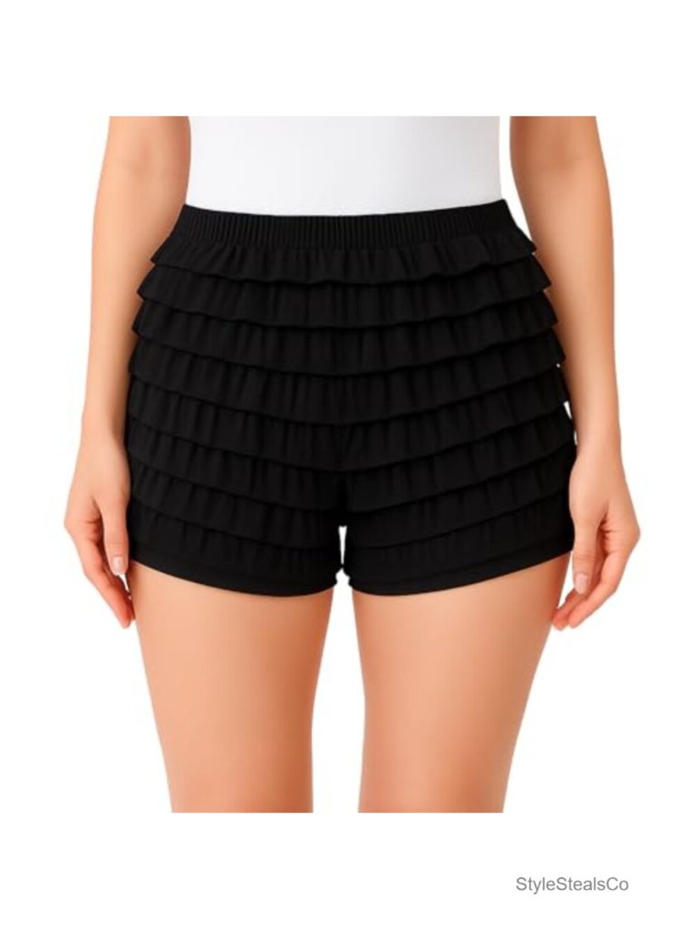 Lace Ruffle Pettipant Women Halloween Costume Shorts Y2K Bloomers Cosplay